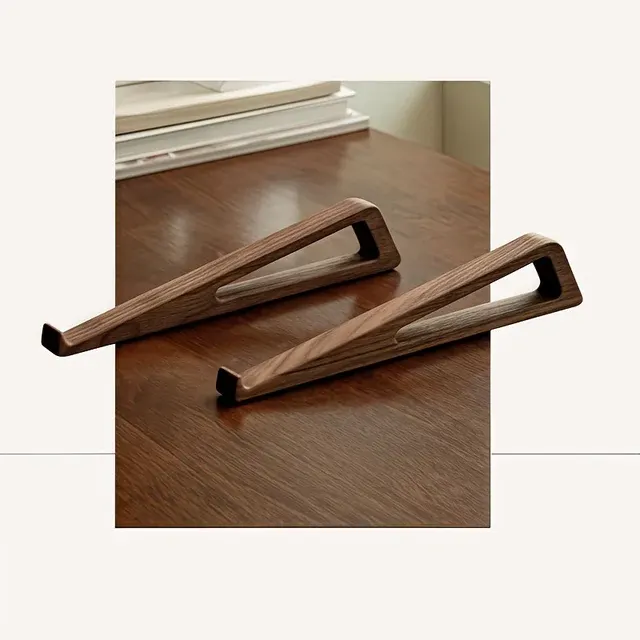 Faltbarer Laptopständer aus Holz, ergonomisch 4