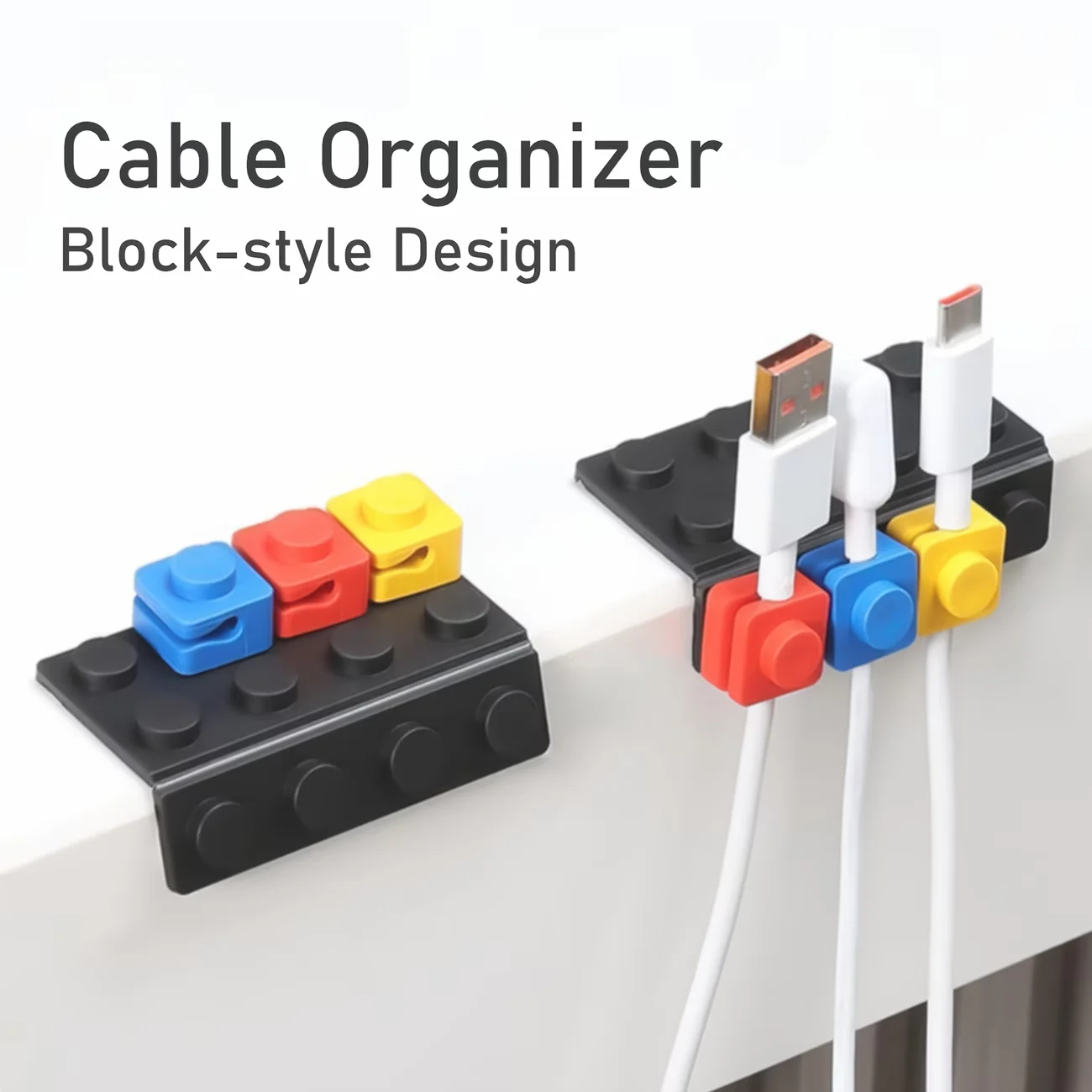 Modulare Kabel-Organizer-Set für Schreibtisch 3