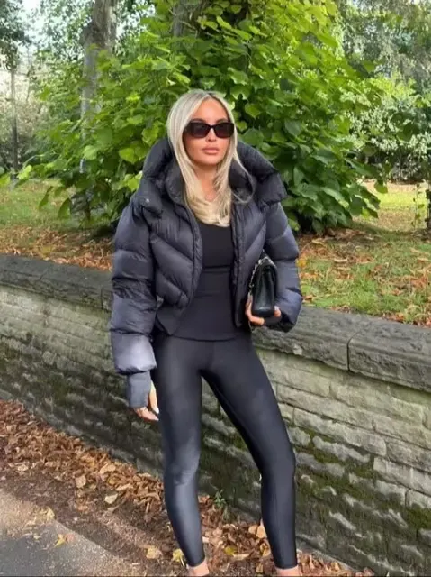 Damen-Retro-Kapuzenjacke 1
