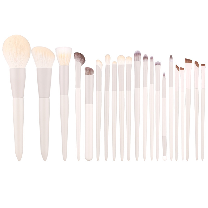 21-teiliges Make-up-Pinselset mit Holzgriff 3