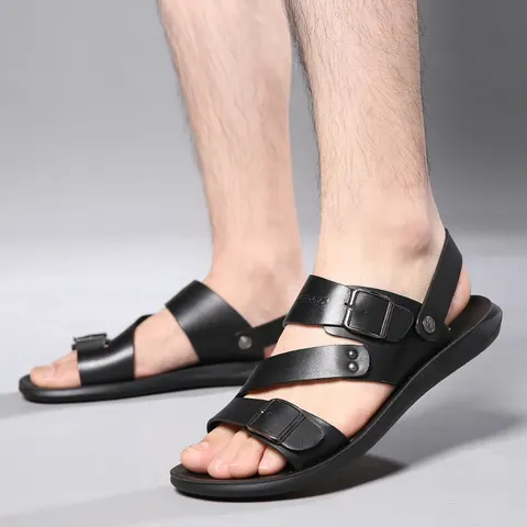 Ledersandalen
