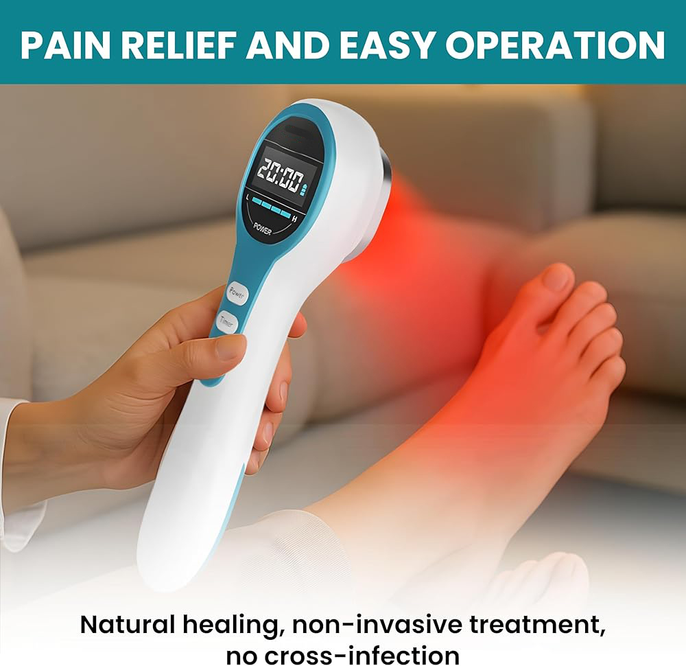 Kalt-Laser Therapiestab in Rot