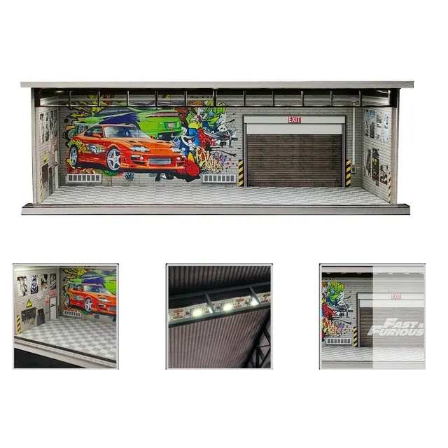 Druckguss-Autogarage 4