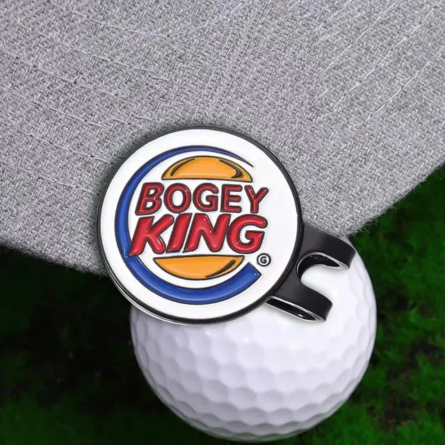 Golf-Hutclips mit magnetischem Ballmarker 1
