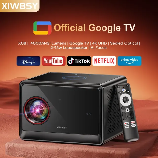 4K Heimkino-Beamer mit Android 14 1