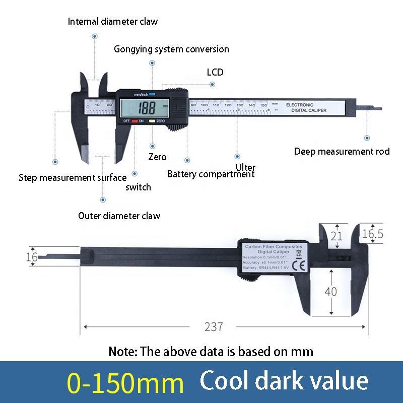 Digitaler Messschieber mit LCD-Display 4