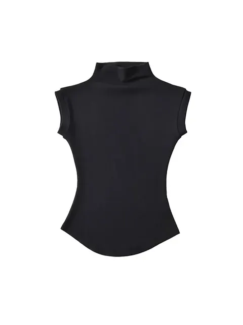 Ärmelloses Rollkragentop 2