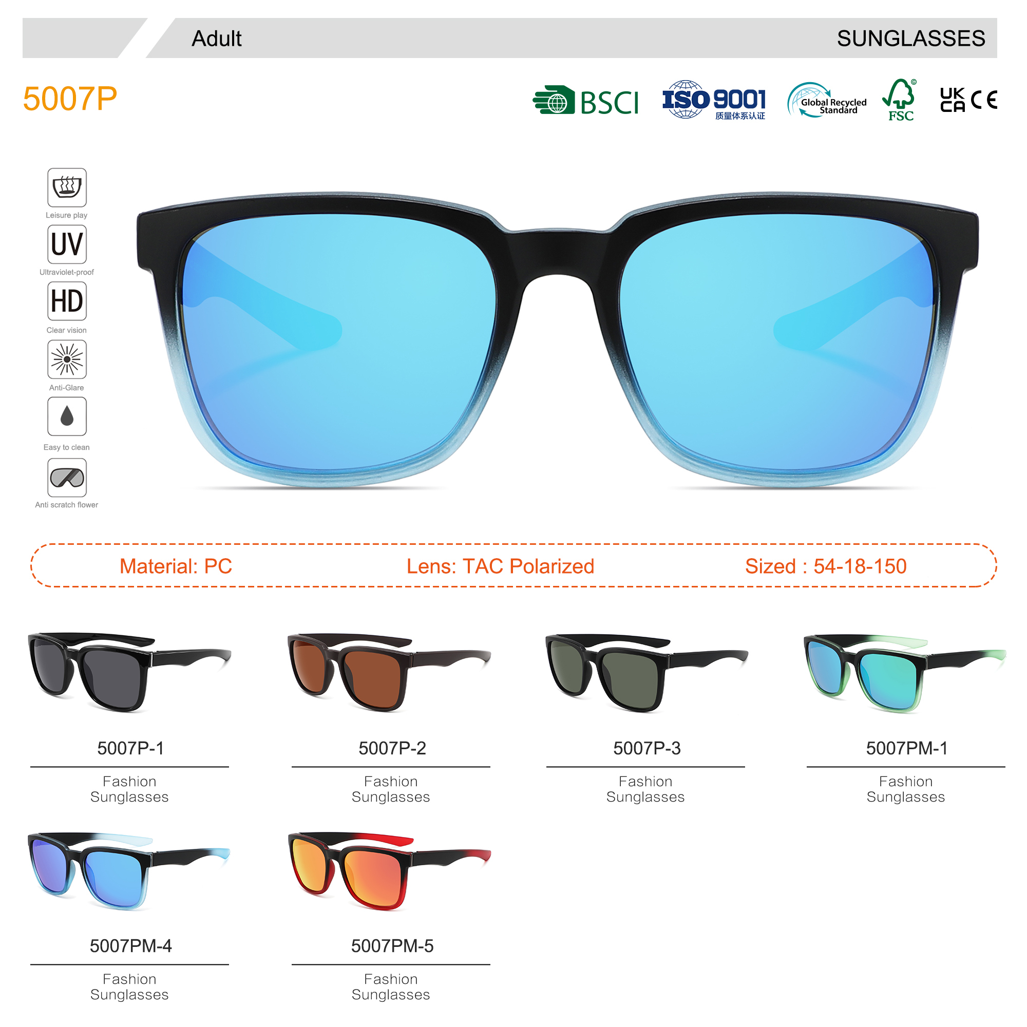 Oversize Baseball Radsport Sonnenbrille für Herren 4