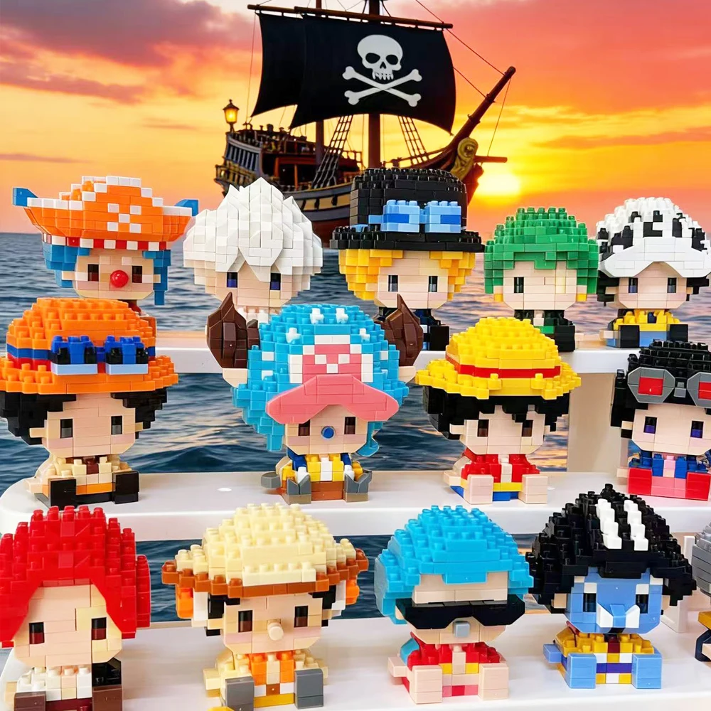 ONE PIECE Mikro-Bausteine Luffy und Chopper 2