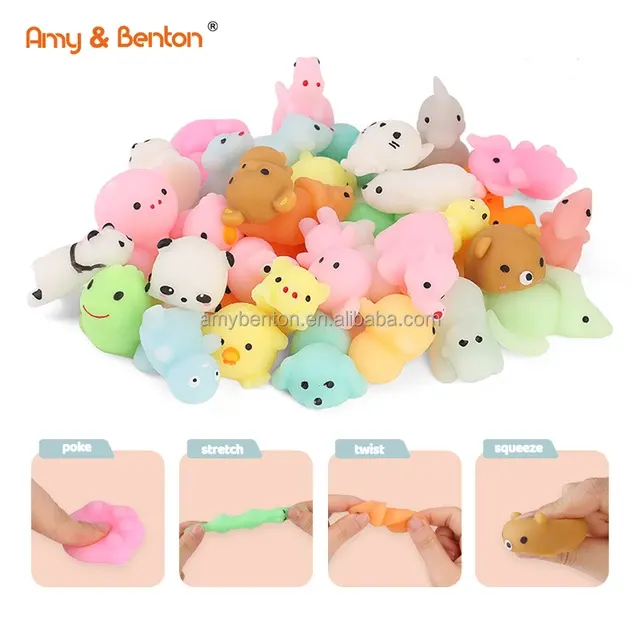 Kawaii Tier Squishy Mini Set für Kinder 3