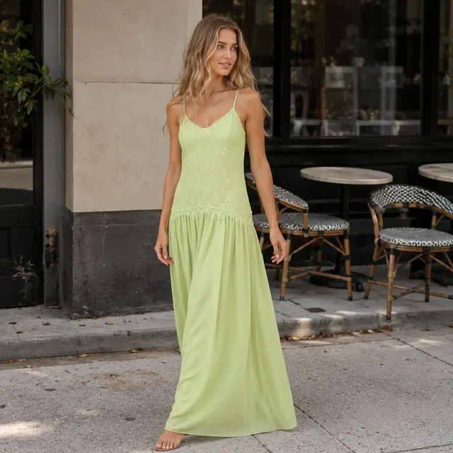 Ärmelloses Maxikleid 2