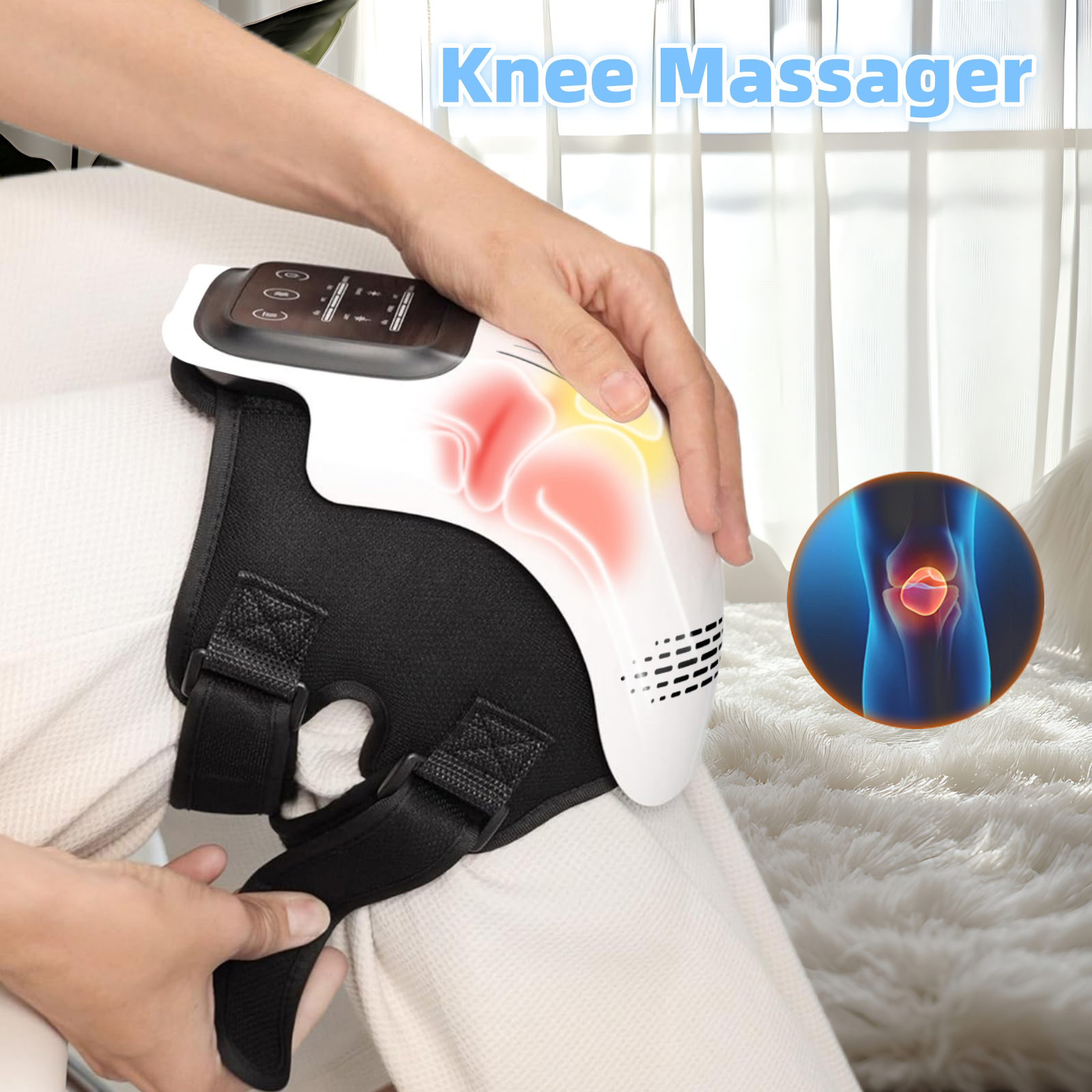Beheiztes Knie-Massagegerät