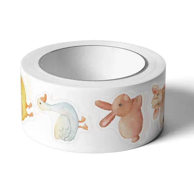 Tier-Aufkleber-Rolle 4