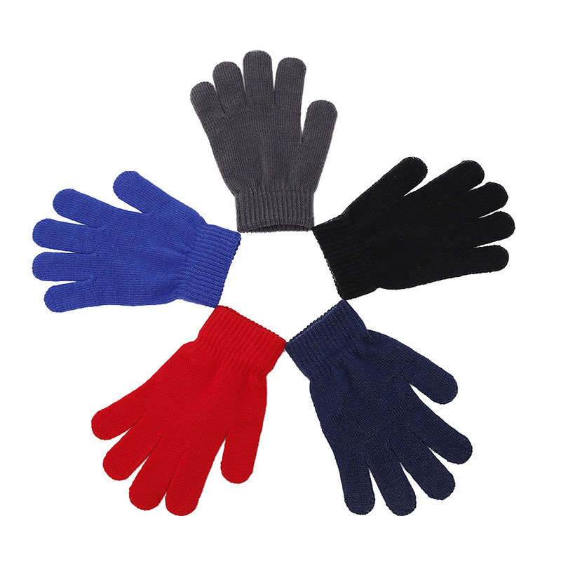 Kinder-Strickhandschuhe
