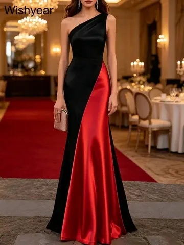 Satin-Abendkleid