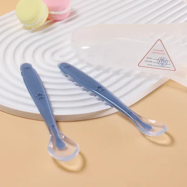 Baby-Silikonlöffel-Set 4