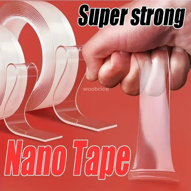 Doppelseitiges transparentes Nano-Klebeband, wasserdicht 1