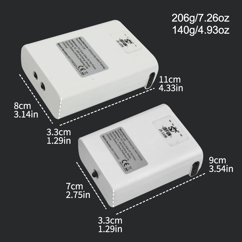 Tragbare USB-Pumpe mit Akkuanzeige für Aquarien 2