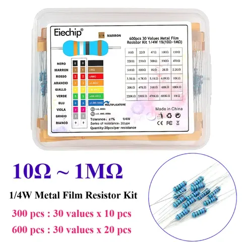 Metallfilm-Widerstands-Set