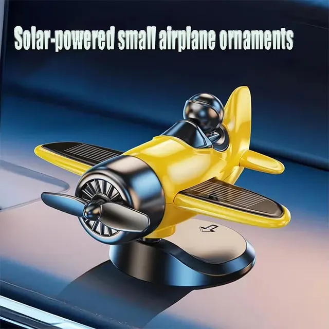 Solarbetriebenes Flugzeug-Armaturenbrett-Ornament 3