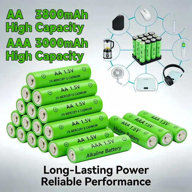 1,5V AA AAA Wiederaufladbare Batterien Set 2