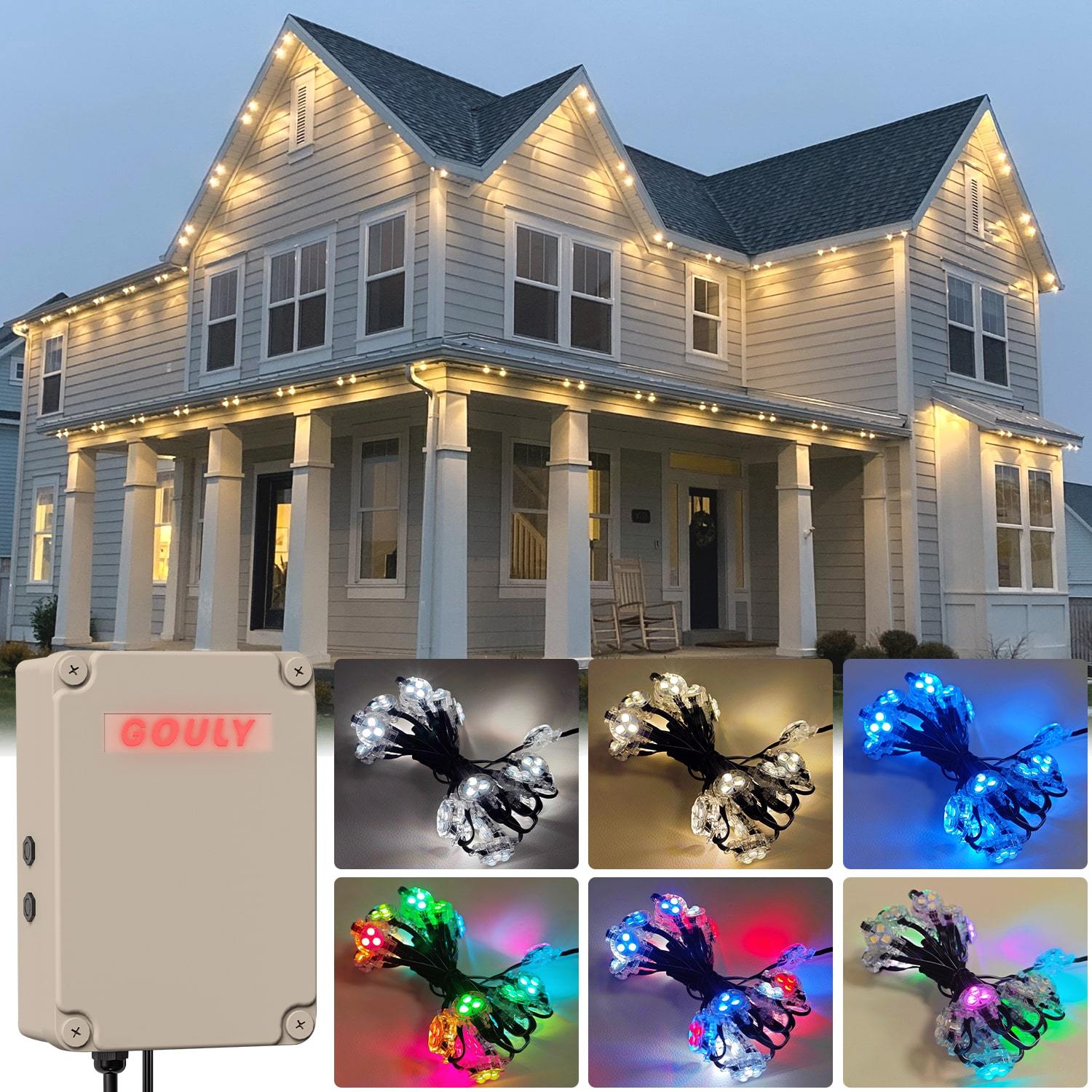 RGB LED Pixel Lichterkette wasserdicht 4