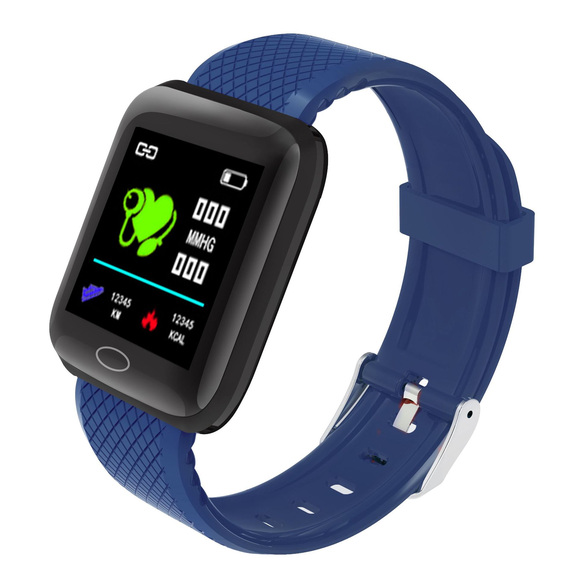 Sport-Smartband mit Farbdisplay und Schrittzähler