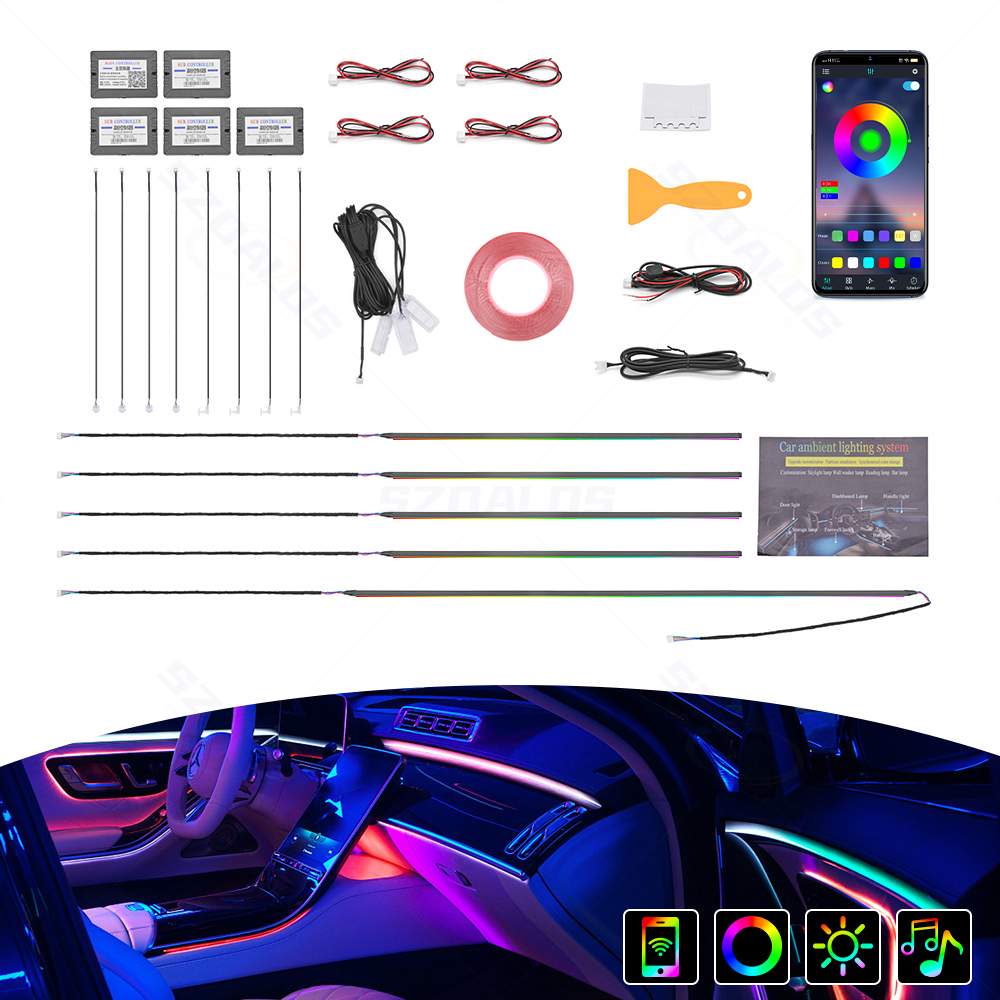 Anpassbares RGB-Innenraumlicht 18/22 in 1 3