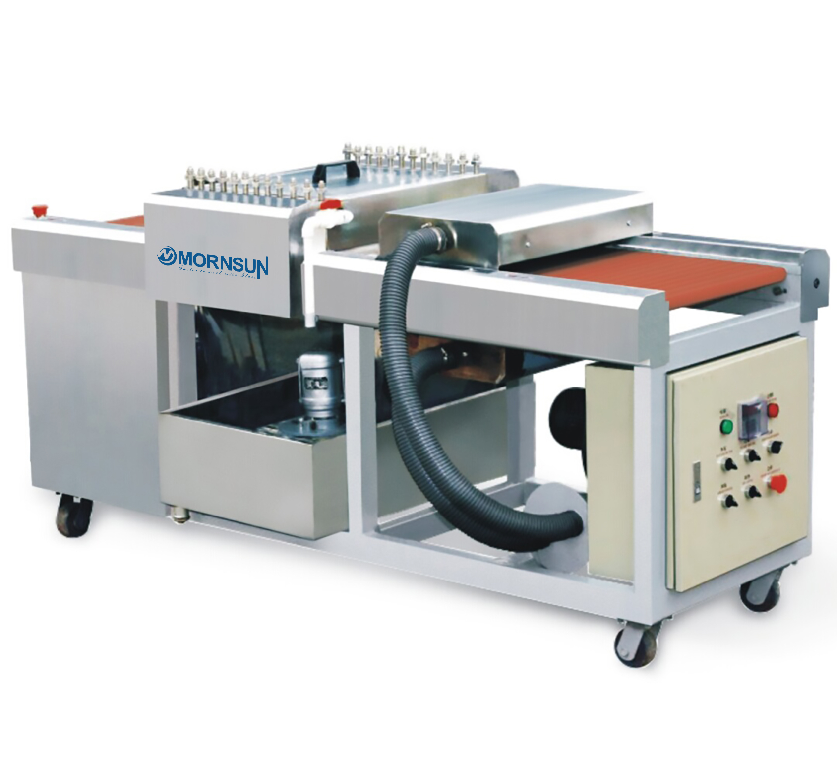 Glasreinigungsmaschine mit zweistufigem Waschsystem 3