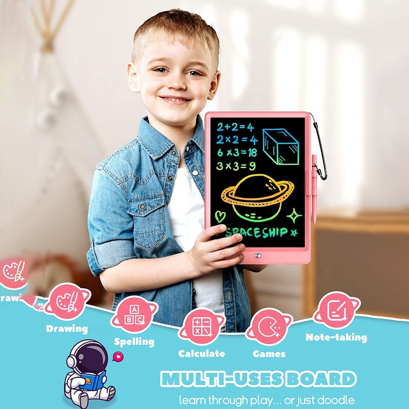 10-Zoll Bunte LCD-Schreibtafel für Kinder 3