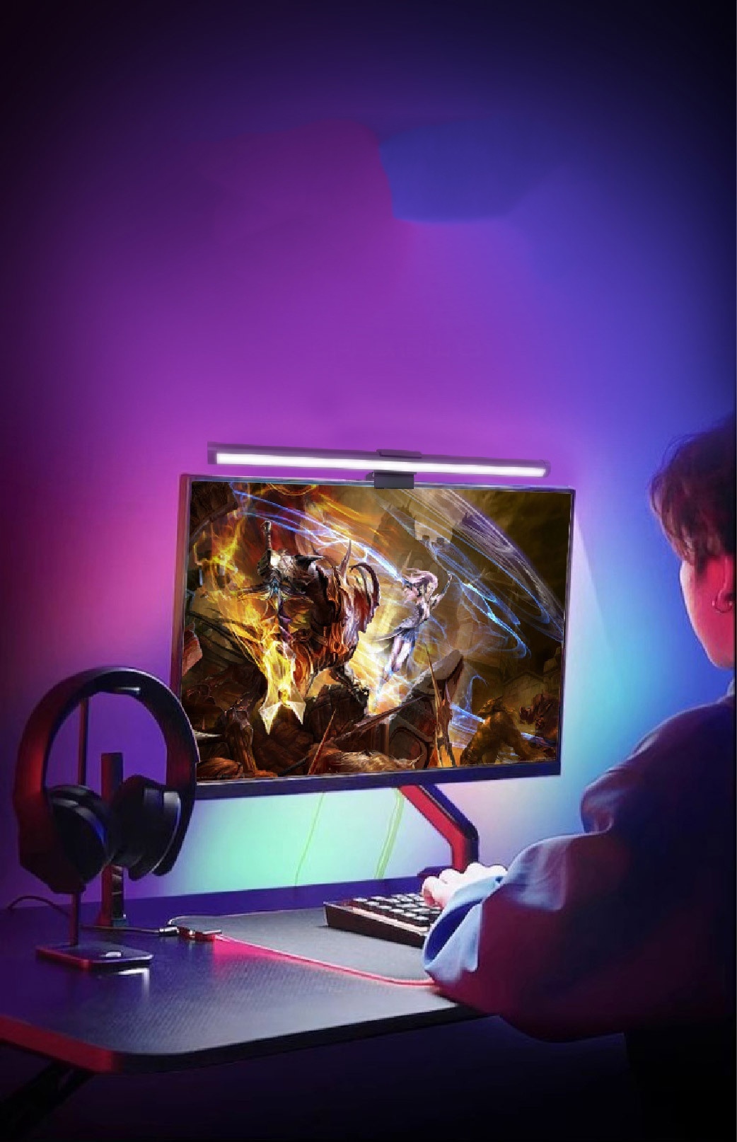 RGB-Monitorlichtleiste mit Dual-LED 2