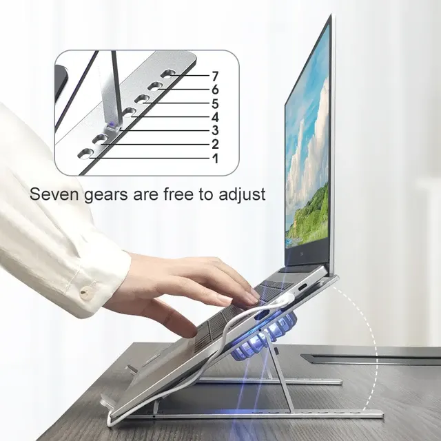RGB-Laptopkühler mit Lüfter, 17 Zoll 2