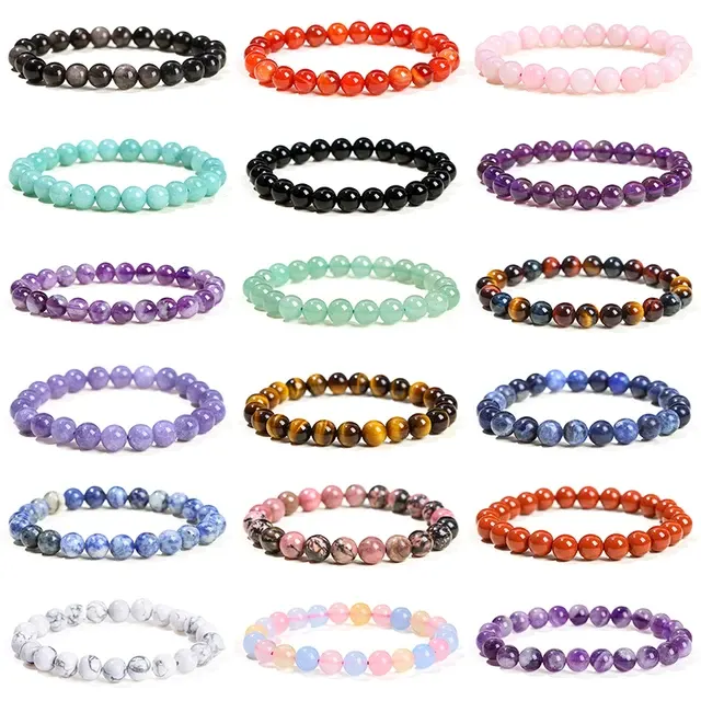 Reiki-Armband aus Amethyst und Tigerauge 2