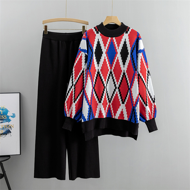 Oversize Pullover-Hosen-Set für Damen 3