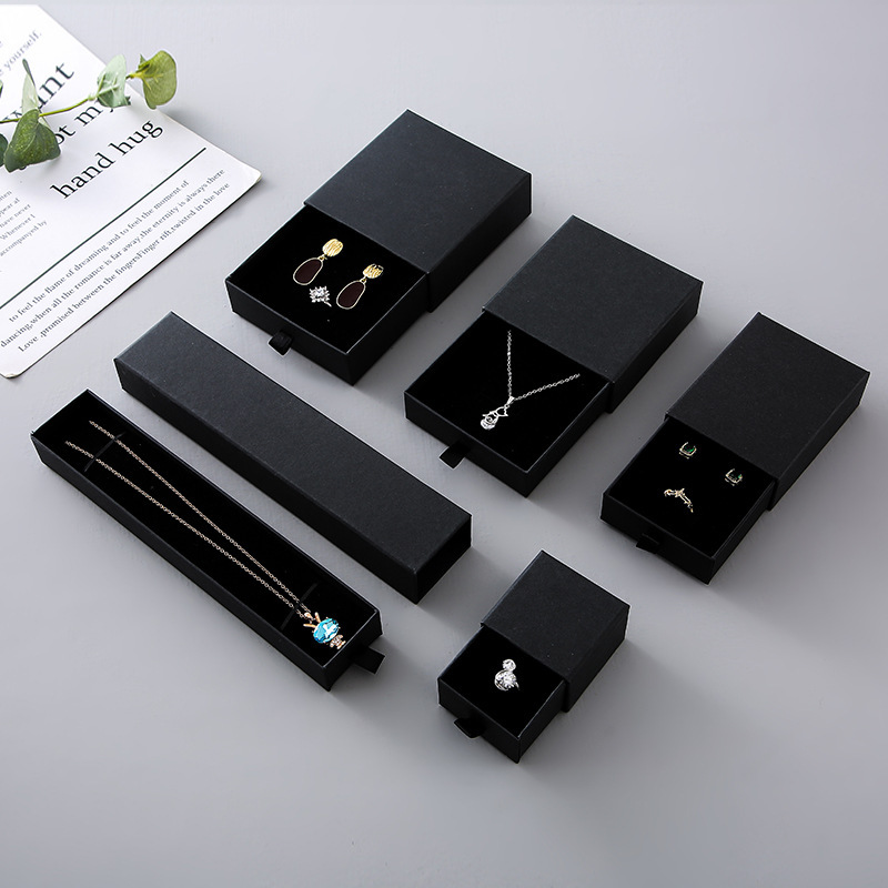Schiebe Schmuckbox Papier 4
