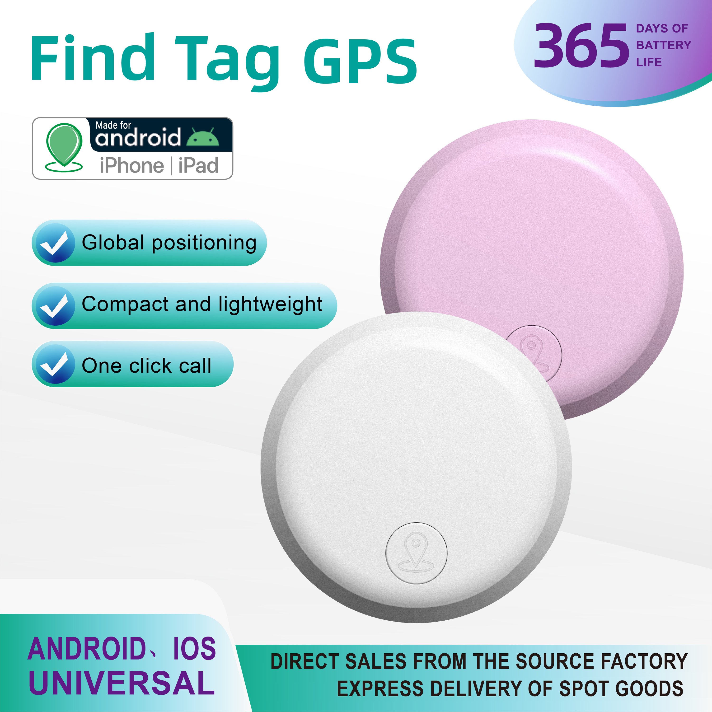 Bluetooth-Tracker für Schlüssel und Taschen