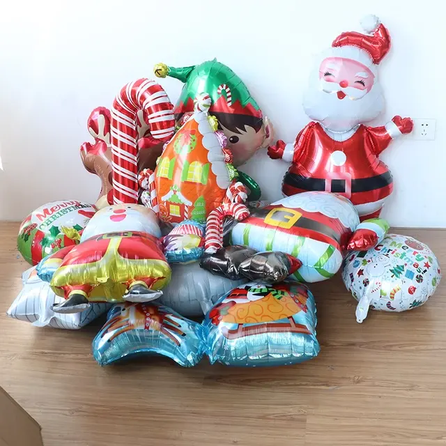 Weihnachts-Folienballon-Set 4