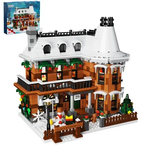 LED-Bausteine-Haus