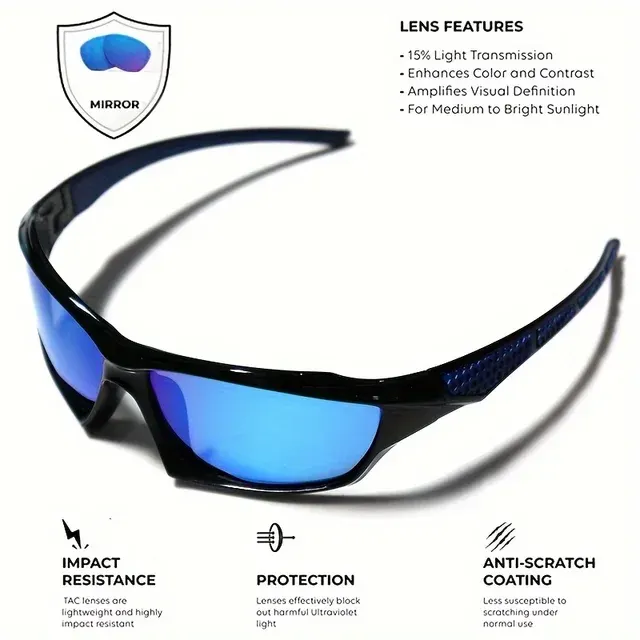 Polarisierte Herren-Sportsonnenbrille mit Nachtsicht 4