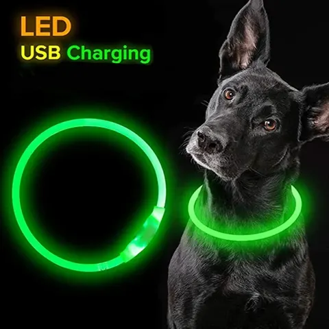 Wasserdichtes LED-Hundehalsband mit USB-Ladefunktion