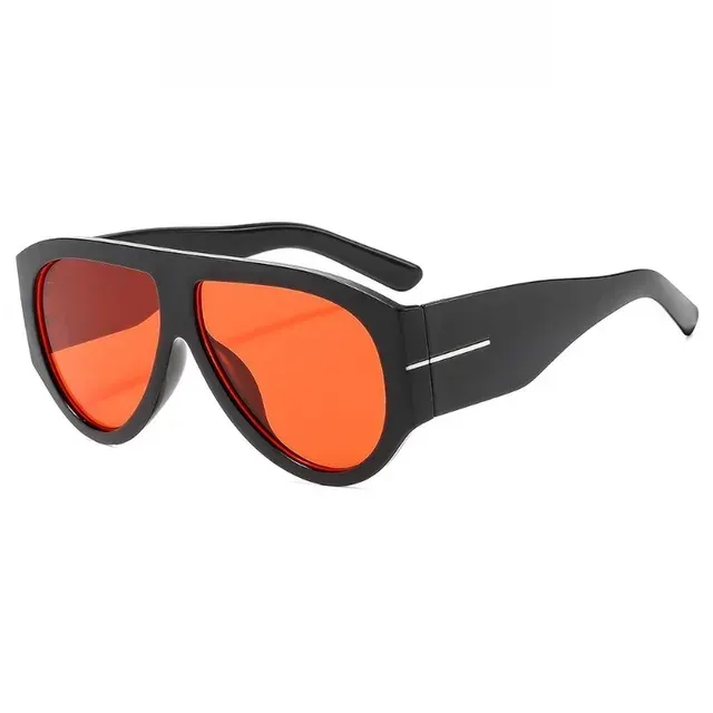 Übergroße Y2K Cat-Eye-Sonnenbrille für Damen 4