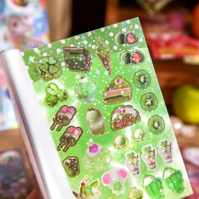 Kawaii Stanz-Aufkleberbuch im Fantasy-Stil 2