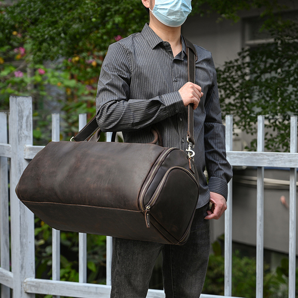 Leder-Reisetasche