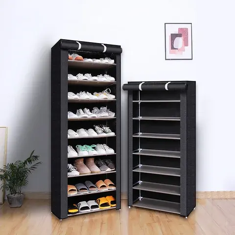 Schuhschrank mit Rolltür