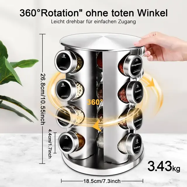 Drehbares Gewürzregal 4