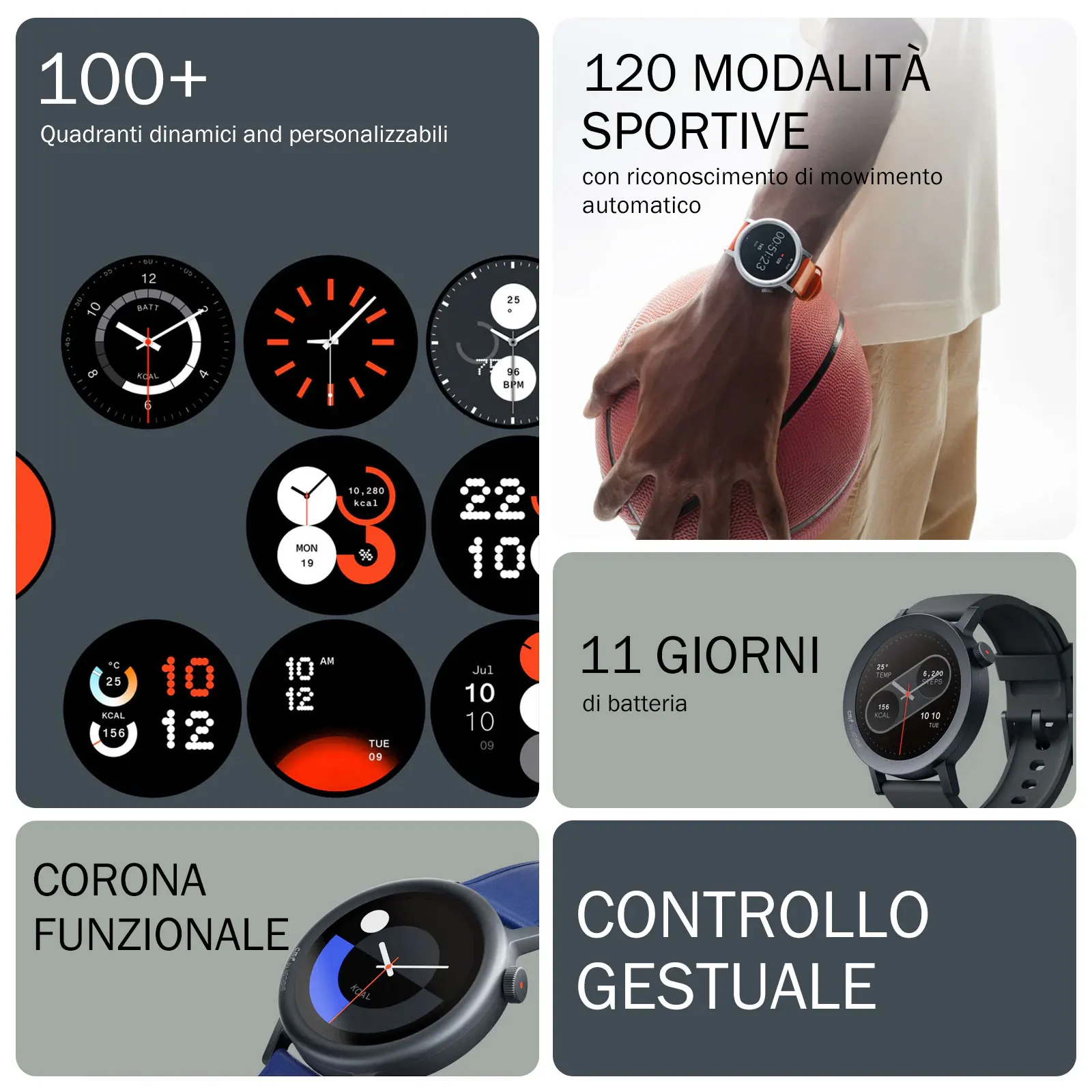Smartwatch mit Herzfrequenz und GPS 2
