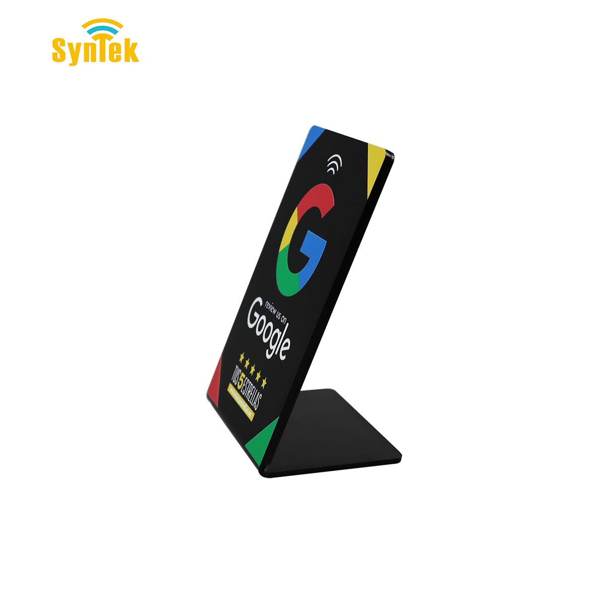 NFC-Bewertungsaufsteller mit QR-Code Acryl 4