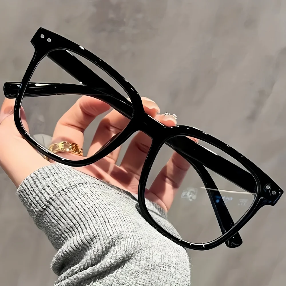 Quadratische Modebrille im Campus-Stil 4