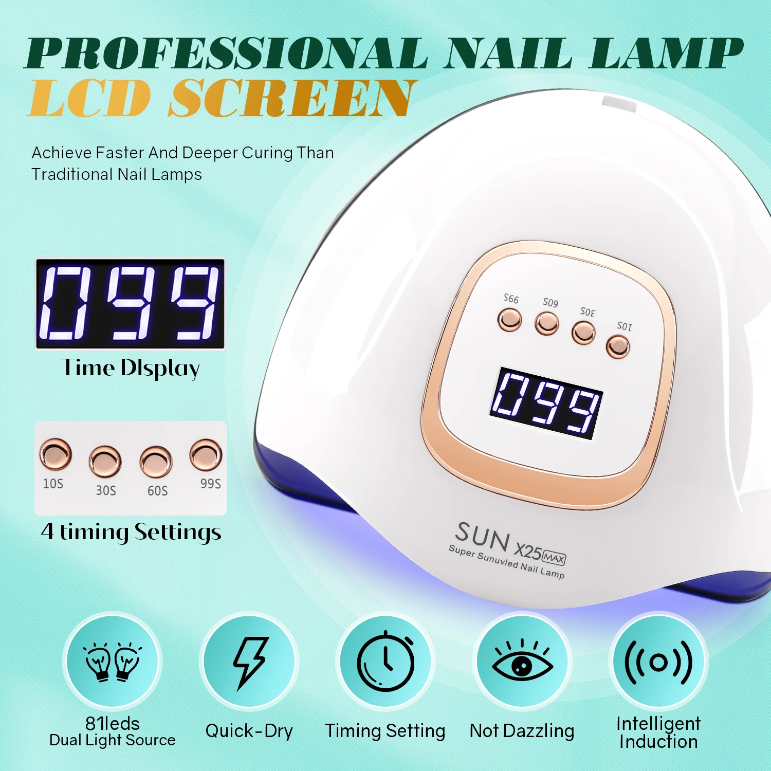 UV-LED-Nagellampe 380 W für Heimstudio 2