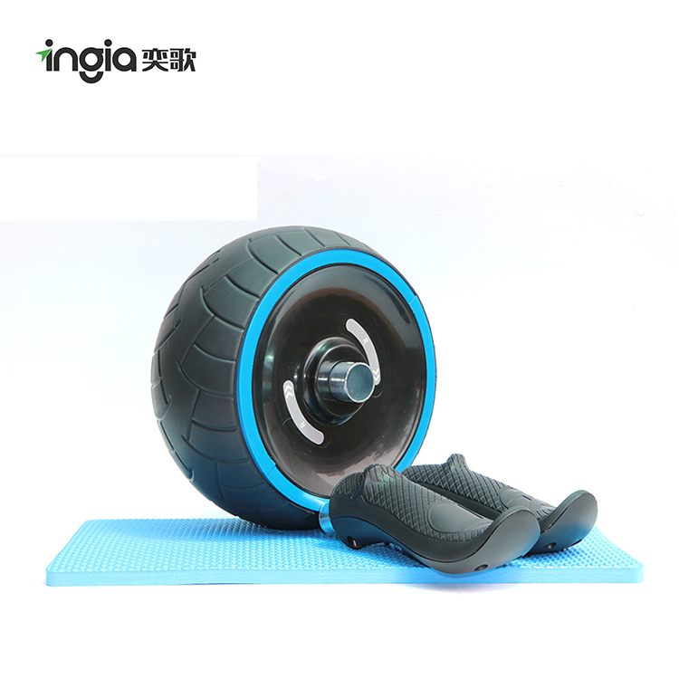 3-in-1 Bauchroller Fitness Set mit Matte 4